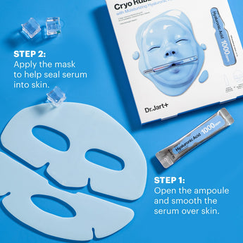 DR.JART+ Cryo Rubber™ Face Mask Firming Collagen, Brightening Vitamin C, Soothing Allantoin, Moisturizing Hyaluronic Acid