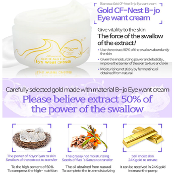 Elizavecca Gold CF Nest B-Jo Eye Want Cream 100ml