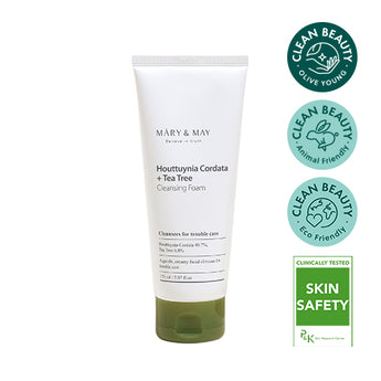 MARY&MAY Houttuynia Cordata + Tea Tree Cleansing Foam 150ml ( Mary & May )