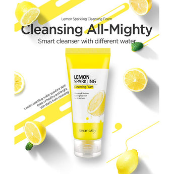 Secret Key Lemon Sparkling Cleansing Foam 200g